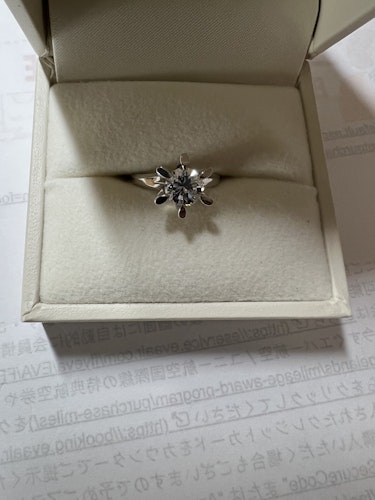 ダイヤモンドリング(指輪) pt900 0.7ct