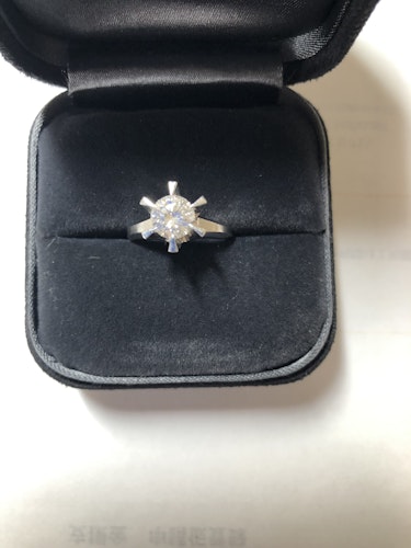 ダイヤモンドリング(指輪) pt900 0.8ct