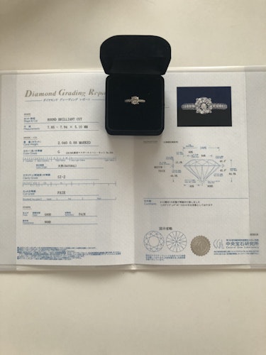 ダイヤモンドルース  2.04ct G SI-2 Fair