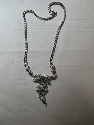 ダイヤモンドネックレス pt900