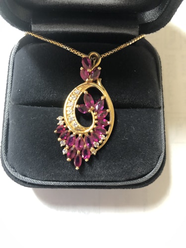 ルビーペンダント 18k