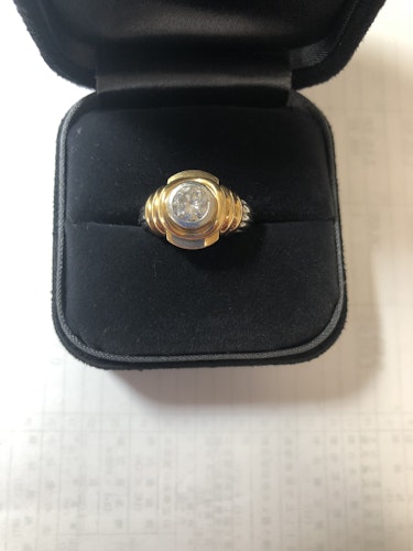 ダイヤモンドリング(指輪) 18k 1ct