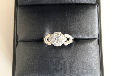 ダイヤモンドリング(指輪) k14 0.58ct