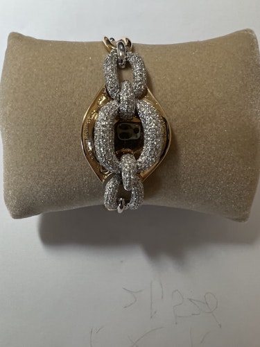 ダイヤモンドブレスレット 18k