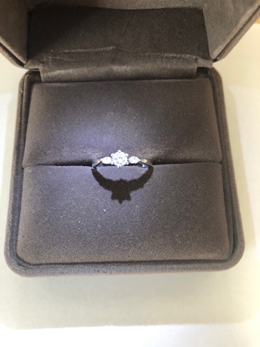 ダイヤモンドリング(指輪) pt900 0.3ct