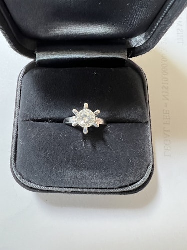 ダイヤモンドリング(指輪) pt900 0.3ct