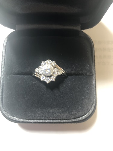 ダイヤモンドリング(指輪) pt900 0.8ct