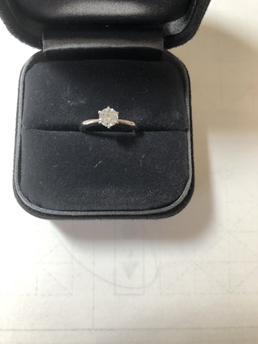 ダイヤモンドリング(指輪) pt900 0.5ct