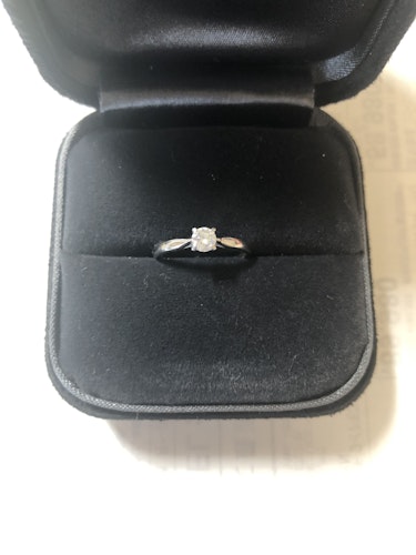 ダイヤモンドリング(指輪) pt900 0.3ct