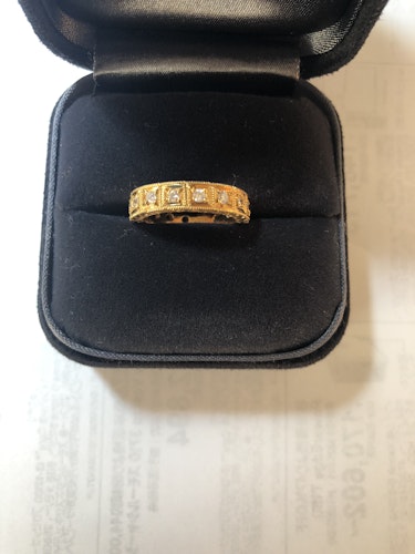 ダイヤモンドリング(指輪) 18k 0.5ct