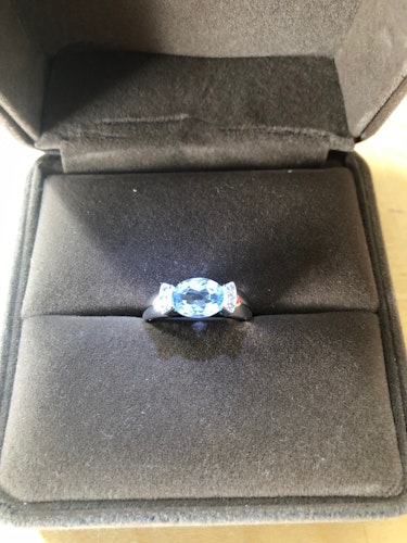 アクアマリンリング(指輪)