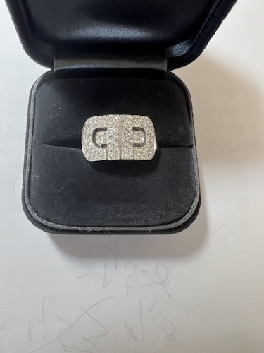 ダイヤモンドブローチ 18k 110000ct