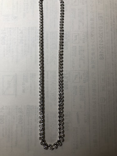 ダイヤモンドネックレス pt900 3ct