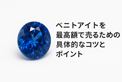 ベニトアイトを最高額で売るための具体的なコツとポイント