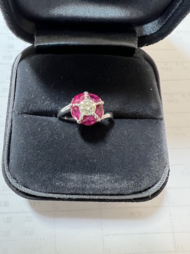 ルビーリング(指輪) pt900