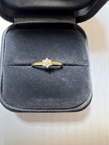 ダイヤモンドリング(指輪) 18k 0.3ct