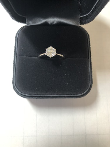 ダイヤモンドリング(指輪) pt900 1ct