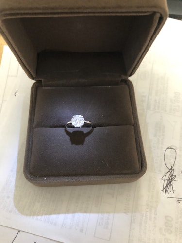 ダイヤモンドリング(指輪) K18 1ct