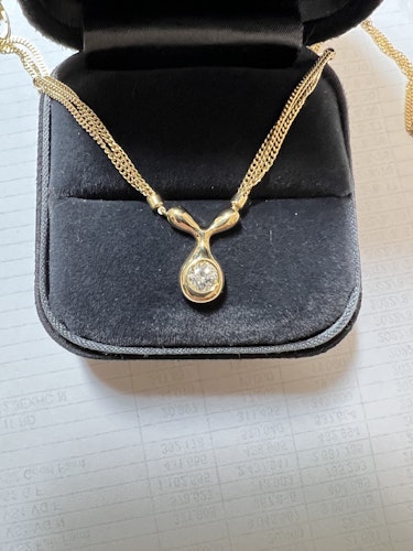 ダイヤモンドペンダント 18k 0.5ct