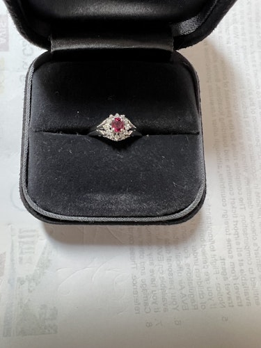 ルビーリング(指輪) pt900