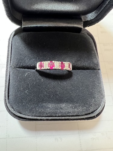 ルビーリング(指輪) pt900