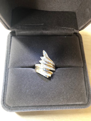 ダイヤモンドリング(指輪) K18 1ct