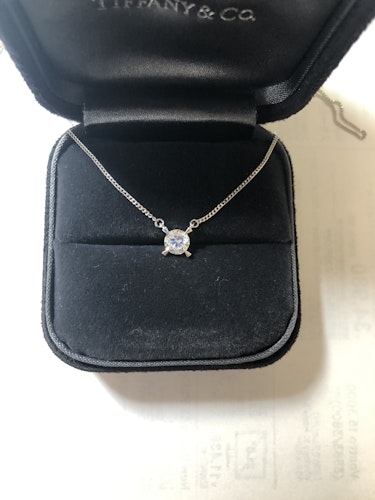 ダイヤモンドネックレス pt850 0.5ct