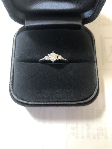 ダイヤモンドリング(指輪) pt900 0.4ct