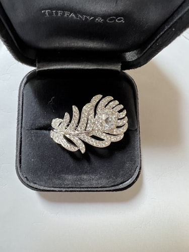 ダイヤモンドブローチ pt900