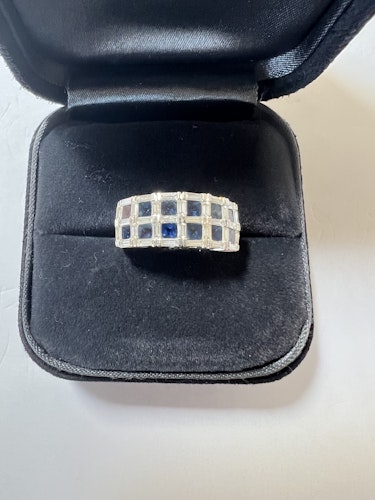 サファイアリング(指輪) pt900