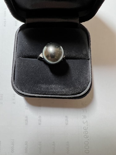 真珠リング(指輪) pt900