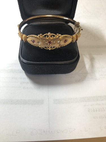 ダイヤモンドブレスレット 18k