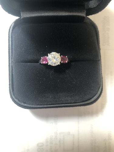 ダイヤモンドリング(指輪) pt900 1.2ct