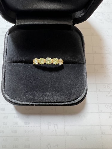 ダイヤモンドリング(指輪) 18k 0.5ct