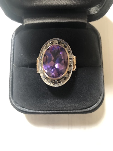 アメジストリング(指輪) 18k