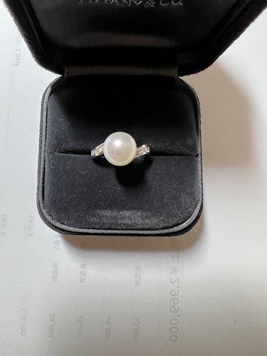 真珠リング(指輪) pt900