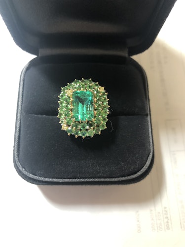 エメラルドリング(指輪) 18k