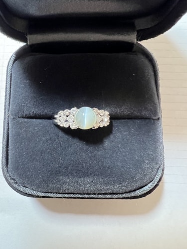 クリソベリルリング(指輪) pt900