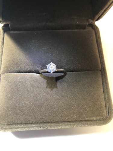 ダイヤモンドリング(指輪) pt950 1ct