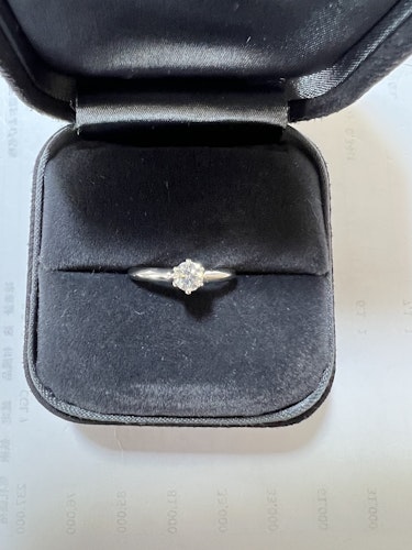 ダイヤモンドリング(指輪) pt900 0.2ct