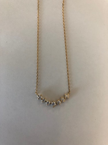 ダイヤモンドペンダント k18 0.7ct