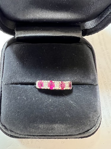 ルビーリング(指輪) pt900