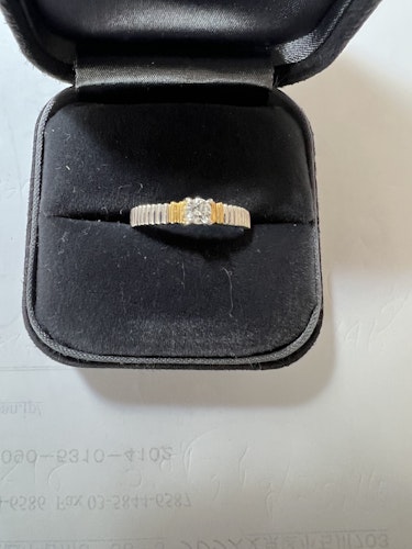 ダイヤモンドリング(指輪) 18k 0.3ct