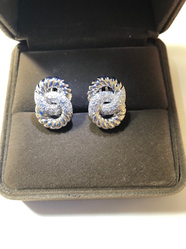 ダイヤモンドイヤリング/ピアス k18