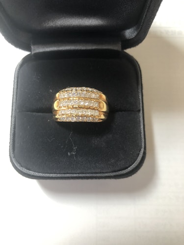 ダイヤモンドリング(指輪) 18k 2ct