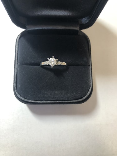 ダイヤモンドリング(指輪) pt900 0.2ct