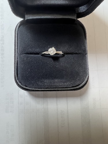 ダイヤモンドリング(指輪) pt900 0.3ct