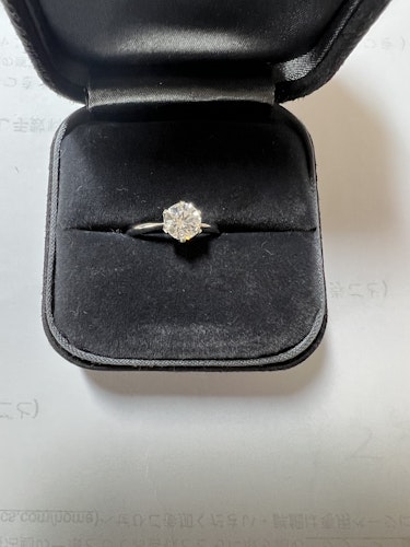ダイヤモンドリング(指輪) pt900 0.5ct