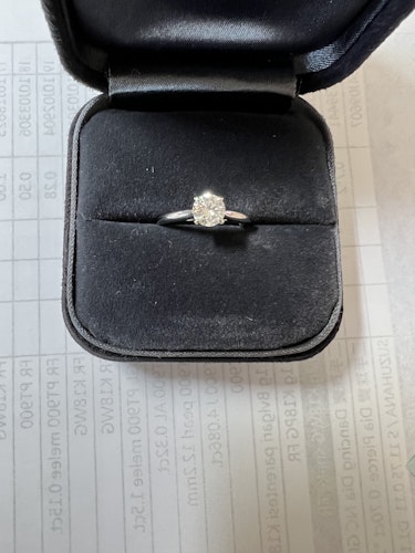 ダイヤモンドリング(指輪) pt900 0.5ct