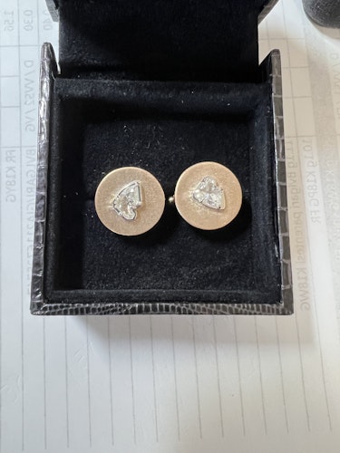 ダイヤモンドネクタイピン 18k